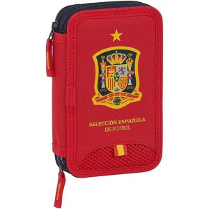 Real Federación Española de Fútbol M854 Rood Dubbel Potloodmapje - Pen Real Federación Española de Fútbol M854 Rood Dubbel Potloodmapje - Pen