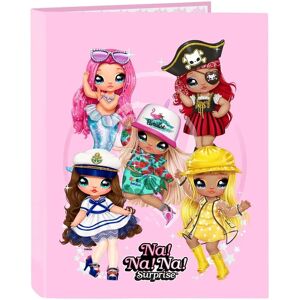 Na Na Na Surprise Glittrig Rosa A4 - Ringmapp Na Na Na Surprise Glittrig Rosa A4 - Ringmapp