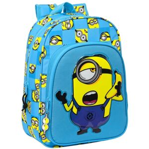 Minionsstatic Blaue Schultasche - Ergonomisch, Trolley-kompatibel Minionsstatic Blaue Schultasche - Ergonomisch, Trolley-kompatibel