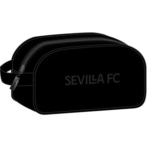 Sevilla Fútbol Club Teen Svart Sportig Skolväska - 26x15x12cm Sevilla Fútbol Club Teen Svart Sportig Skolväska - 26x15x12cm