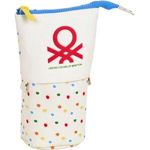 Estuche escolar Benetton Topitos Blanco - Tipo de Escuela Estuche escolar Benetton Topitos Blanco - Tipo de Escuela