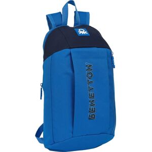Benetton Azul Agua Profunda Mochila Casual - Mochila Benetton Azul Agua Profunda Mochila Casual - Mochila