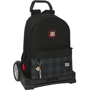 Zaino scolastico con ruote Paul Frank Campers - Nero - 30x46x14 cm Zaino scolastico con ruote Paul Frank Campers - Nero - 30x46x14 cm