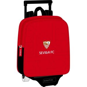 Sevilla Fútbol Club School Rucksack - Wheels, Black Red, 22x27x10 cm Sevilla Fútbol Club School Rucksack - Wheels, Black Red, 22x27x10 cm
