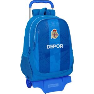 R. C. Deportivo de La Coruña Bleu 32 x 44 x 16 cm - Sac à dos scolaire avec roulettes - Publicité R. C. Deportivo de La Coruña Bleu 32 x 44 x 16 cm - Sac à dos scolaire avec roulettes - Publicité