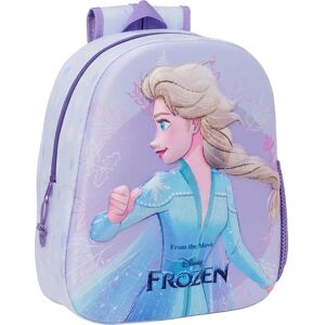 Sac d'enfant Disney Frozen Lilas - Design 3D Elsa - Bretelles rembourrées - 33x27x10 cm - Publicité Sac d'enfant Disney Frozen Lilas - Design 3D Elsa - Bretelles rembourrées - 33x27x10 cm - Publicité