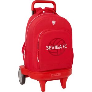 Sac à dos scolaire rouge avec roulettes Sevilla Fútbol Club - Type d'école - Publicité Sac à dos scolaire rouge avec roulettes Sevilla Fútbol Club - Type d'école - Publicité