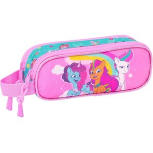 My Little Pony Sac Double My Little Pony Rose Turquoise - Trousse - Publicité My Little Pony Sac Double My Little Pony Rose Turquoise - Trousse - Publicité