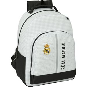 Real Madrid C.F. Model 24/25 Wit Grijs Schooltas - Schooltas Real Madrid C.F. Model 24/25 Wit Grijs Schooltas - Schooltas