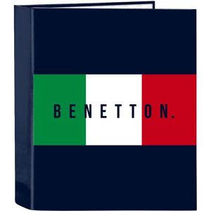 Benetton Flag Navy Blue A4 Ringpärm - Ringpärm Benetton Flag Navy Blue A4 Ringpärm - Ringpärm