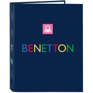 Benetton Damero Azul Marinho A4 Pasta com argolas - Pasta com argolas Benetton Damero Azul Marinho A4 Pasta com argolas - Pasta com argolas