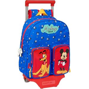 Sac à Dos Scolaire Bleu Mickey Mouse Clubhouse avec Roues - Sac d'École - Publicité Sac à Dos Scolaire Bleu Mickey Mouse Clubhouse avec Roues - Sac d'École - Publicité