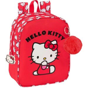Mochila Hello Kitty - Vermelho/Branco - Bolsa escolar Mochila Hello Kitty - Vermelho/Branco - Bolsa escolar