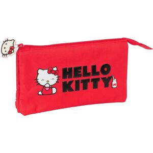 HELLO KITTY Modèle Trousse Triple - Trousse - Publicité HELLO KITTY Modèle Trousse Triple - Trousse - Publicité