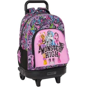 Mochila Monster High Drama da Safta com Carrinho Removível - Backpack Mochila Monster High Drama da Safta com Carrinho Removível - Backpack