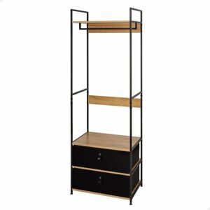 Max Home Open wardrobe - Steel & wood, 60x40x175 cm Max Home Open wardrobe - Steel & wood, 60x40x175 cm
