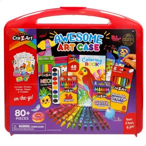 Set artistico Cra-Z-Art - 85 pezzi per bambini Set artistico Cra-Z-Art - 85 pezzi per bambini