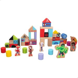 Woomax Spidey Amazing Friends Ensemble de Blocs en Bois - Jouet Educatif - Publicité Woomax Spidey Amazing Friends Ensemble de Blocs en Bois - Jouet Educatif - Publicité