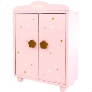 Armadio Rosa per Bambole WOOMAX - 24x11x32.5 cm - Gioco di Ruolo Armadio Rosa per Bambole WOOMAX - 24x11x32.5 cm - Gioco di Ruolo