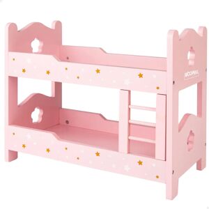 Cama literas rosa para muñecas - Woomax Cama literas rosa para muñecas - Woomax