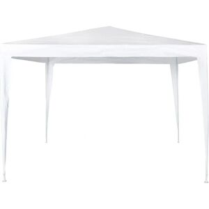 Colorbaby White Plastic 300x300x250cm Garden Gazebo Colorbaby White Plastic 300x300x250cm Garden Gazebo