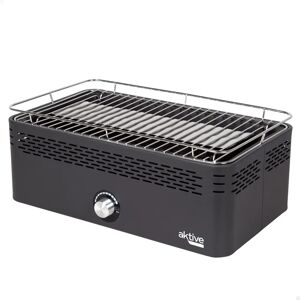 Barbecue Portatile senza Fumo in Acciaio Inox Aktive - 45x19x28 cm Barbecue Portatile senza Fumo in Acciaio Inox Aktive - 45x19x28 cm