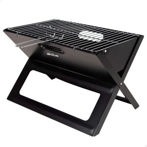 Aktive Tragbarer Klappgrill - Schwarz - Grill Aktive Tragbarer Klappgrill - Schwarz - Grill