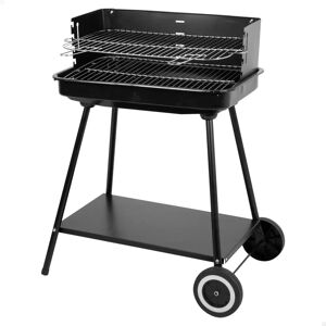 Barbacoa portátil de acero inoxidable AKTIVE - Parrilla ajustable - 4 alturas Barbacoa portátil de acero inoxidable AKTIVE - Parrilla ajustable - 4 alturas