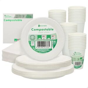 Procos White Party Supply Set - Party supply set Procos White Party Supply Set - Party supply set