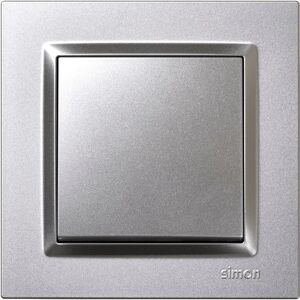 Simon F1090251026 - Aluminium strömbrytare - 230V - IP20 Simon F1090251026 - Aluminium strömbrytare - 230V - IP20