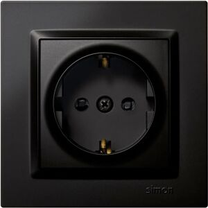Simon F1090443038 Svart Vägguttag - Elektrisk Utgång Simon F1090443038 Svart Vägguttag - Elektrisk Utgång