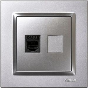 SIMON F1090480026 - Inbyggd aluminiums-telefonbas SIMON F1090480026 - Inbyggd aluminiums-telefonbas
