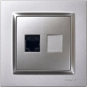 Simon Ethernet RJ45 Cat.5E Montaje en Pared - Base Ethernet Simon Ethernet RJ45 Cat.5E Montaje en Pared - Base Ethernet