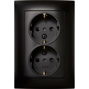 Simon - Enchufe doble Schuko Empotrado en Pared - Toma eléctrica Simon - Enchufe doble Schuko Empotrado en Pared - Toma eléctrica