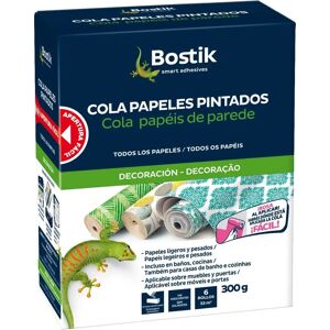 Bostik - Cola para papel de parede - Rosa, 300g, Fácil de aplicar Bostik - Cola para papel de parede - Rosa, 300g, Fácil de aplicar