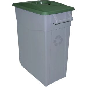 Conteneur à déchets Denox 65L Vert - Couvercle ouvert - Publicité Conteneur à déchets Denox 65L Vert - Couvercle ouvert - Publicité