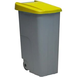 Contenedor de basura Denox 85 L Amarillo - Reciclaje Contenedor de basura Denox 85 L Amarillo - Reciclaje