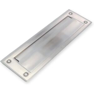AMIG Stainless Steel Mail Slot - 254x73mm - For Walls and Doors AMIG Stainless Steel Mail Slot - 254x73mm - For Walls and Doors