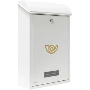 AMIG Steel Letter Box for Outdoors - Secure, Weatherproof, A4 Capacity AMIG Steel Letter Box for Outdoors - Secure, Weatherproof, A4 Capacity