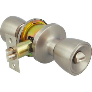 Poignée de porte en métal chromé mat Copa Amig - Type de porte - Publicité Poignée de porte en métal chromé mat Copa Amig - Type de porte - Publicité