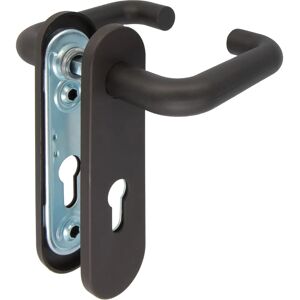 AMIG - Ensemble de Poignées de Porte en Acier & Polypropylène - 172x46mm Noir - Publicité AMIG - Ensemble de Poignées de Porte en Acier & Polypropylène - 172x46mm Noir - Publicité