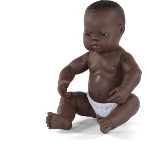 Miniland African Baby Doll - 40cm - Realistic Features Miniland African Baby Doll - 40cm - Realistic Features