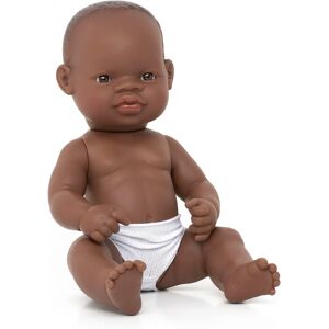Miniland African Baby Doll - 12.63-inch Anatomically Correct Doll for Kids Miniland African Baby Doll - 12.63-inch Anatomically Correct Doll for Kids