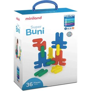 Miniland Buni Super 36 Blocs de Construction - Blocs Éducatifs Miniland Buni Super 36 Blocs de Construction - Blocs Éducatifs