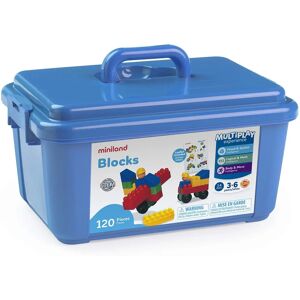 Miniland Bloques de Construcción Multicolor 120 Piezas para 3-5 Años - Bloques Miniland Bloques de Construcción Multicolor 120 Piezas para 3-5 Años - Bloques