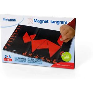 Miniland Mágneses tangram - Kreatív formák játék gyerekeknek Miniland Mágneses tangram - Kreatív formák játék gyerekeknek