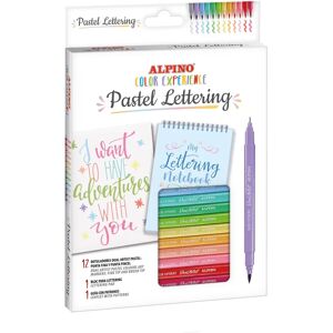Kit de Calligraphie Pastel Alpino - Marqueurs Dual Artist, Carnet, Guide - Publicité Kit de Calligraphie Pastel Alpino - Marqueurs Dual Artist, Carnet, Guide - Publicité