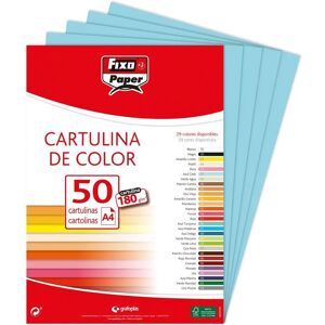 Cartoncino Turchese A4 Fixo - 50 Fogli Cartoncino Turchese A4 Fixo - 50 Fogli