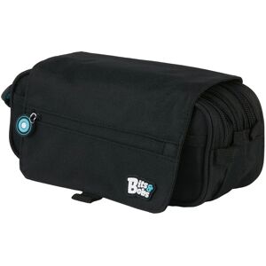 Grafoplas Triple Compartment Pencil Case - Black Grafoplas Triple Compartment Pencil Case - Black