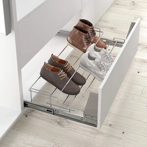 Menage Confort Albano Uitrekbare Schoenrek - Chroom - Schoen Organizer Menage Confort Albano Uitrekbare Schoenrek - Chroom - Schoen Organizer